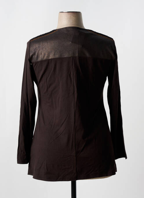 T-shirt marron JEAN GABRIEL pour femme