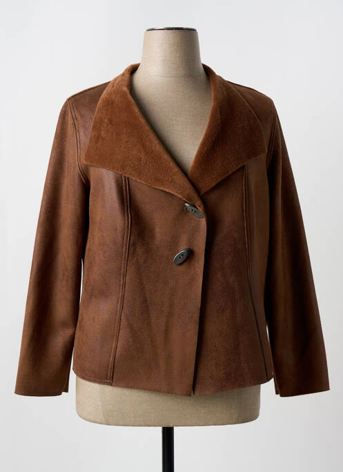Veste casual marron TELMAIL pour femme