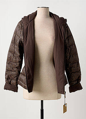 Doudoune poches sans capuche marron SURKANA femme