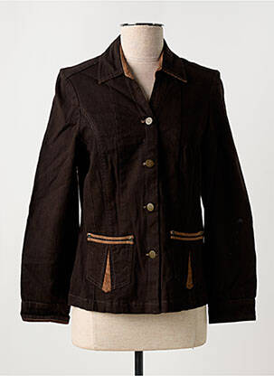 Veste casual poches marron JAC JAC femme