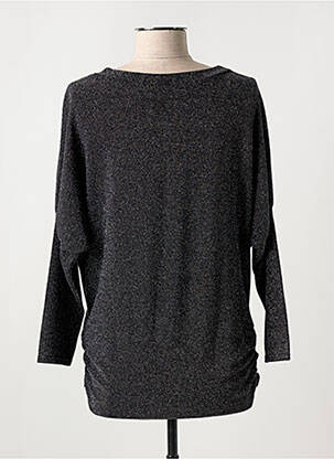 Top stretch manches 3/4 argent ESPERANCE femme