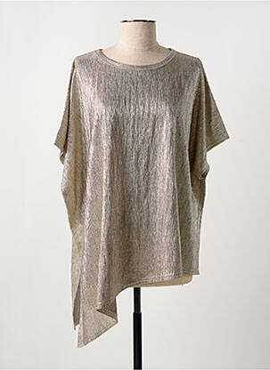 Top stretch manches courtes or ESPERANCE femme