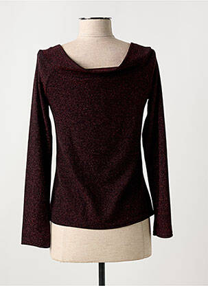 Top stretch manches longues rouge ESPERANCE femme