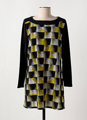 Robe pull noir MARBLE pour femme