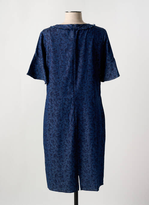 Robe mi-longue bleu CONCEPT K pour femme