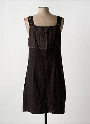 Robe mi-longue sans manche sans manche noir GUY DUBOUIS femme
