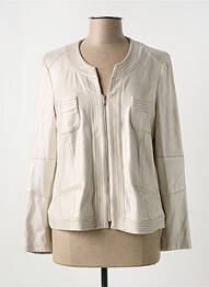 Veste casual coupe droite beige MERI & ESCA femme