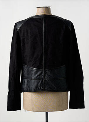 Veste simili cuir manches longues noir JULIE GUERLANDE femme