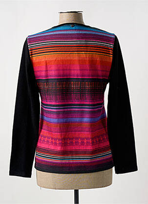 Pull coupe cintrée manches longues noir FRED SABATIER femme