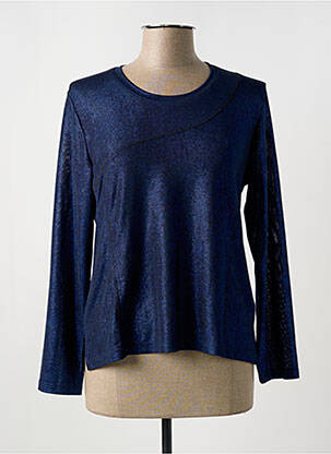 T-shirt manches longues manches longues bleu JEAN GABRIEL femme