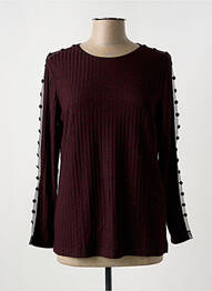 Pull stretch manches longues violet MERI & ESCA femme
