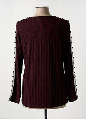 Pull coupe droite manches longues violet MERI & ESCA femme