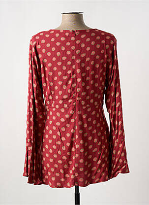 Blouse manches longues manches longues rouge AGATHE & LOUISE femme