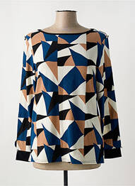 Pull stretch manches longues noir MARBLE femme