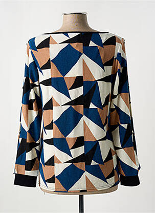 Pull coupe droite manches longues noir MARBLE femme