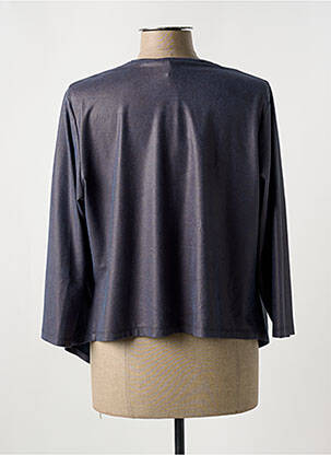 Veste casual tissage suedine gris GUY DUBOUIS femme