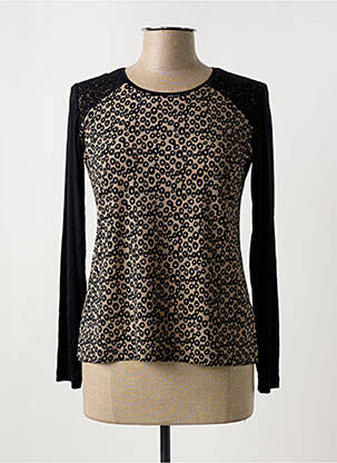 T-shirt manches longues manches longues marron TELMAIL femme