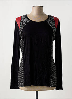 T-shirt manches longues manches longues noir FRED SABATIER femme