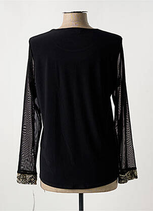 T-shirt manches longues manches longues noir JEAN DELFIN femme