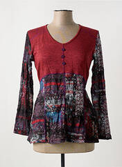 Top rouge JEAN GABRIEL pour femme seconde vue
