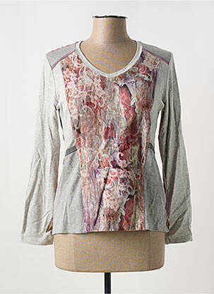 T-shirt gris JEAN GABRIEL pour femme