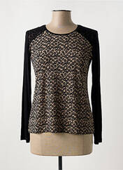 T-shirt marron TELMAIL pour femme seconde vue