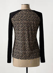 T-shirt marron TELMAIL pour femme seconde vue