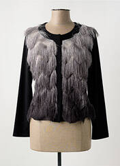 Veste casual noir JEAN DELFIN pour femme seconde vue