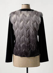 Veste casual noir JEAN DELFIN pour femme seconde vue