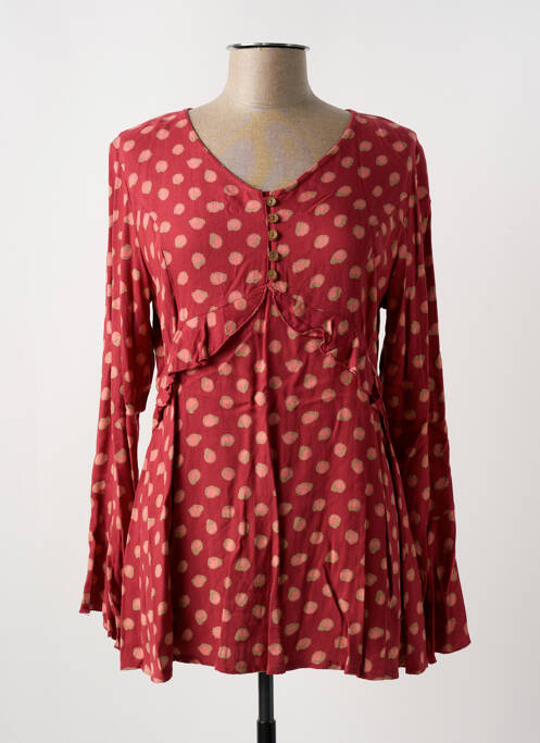 Blouse rouge AGATHE & LOUISE pour femme