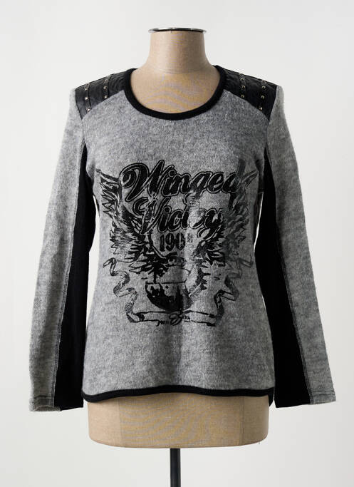 Pull gris MERI & ESCA pour femme
