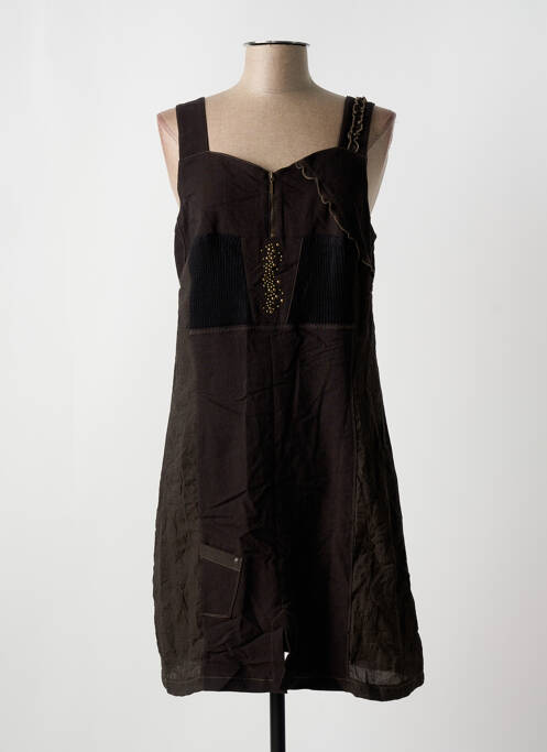 Robe mi-longue noir GUY DUBOUIS pour femme