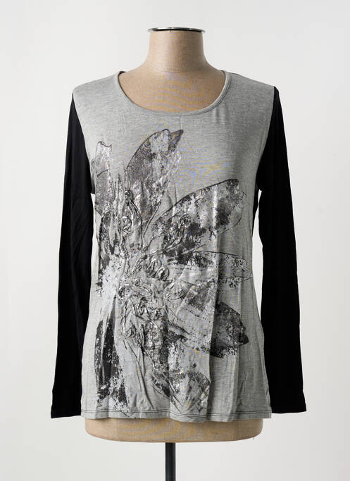 T-shirt gris JEAN GABRIEL pour femme