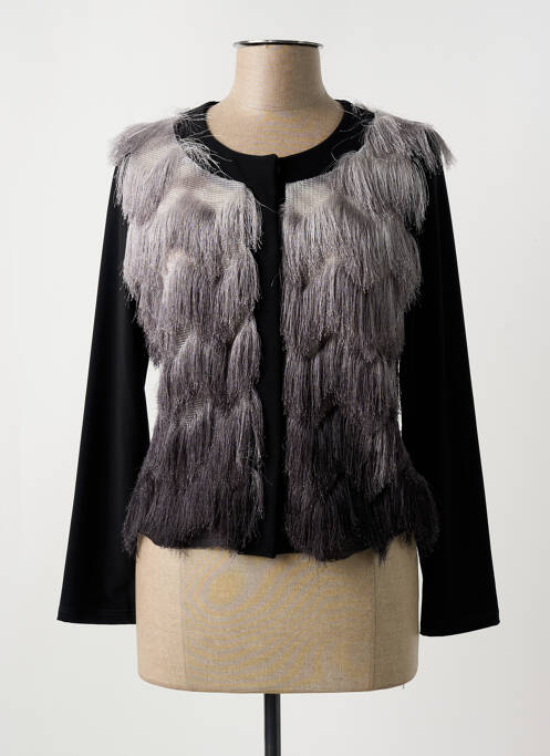 Veste casual noir JEAN DELFIN pour femme