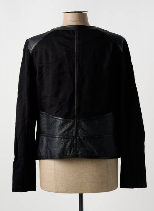Veste simili cuir noir JULIE GUERLANDE pour femme
