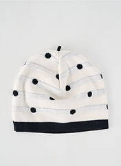 Bonnet blanc TELMAIL pour femme seconde vue