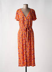 Robe longue orange PRINCESSE NOMADE pour femme seconde vue