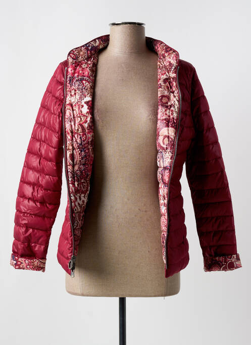 Doudoune poches sans capuche rouge BARBARA LEBEK femme