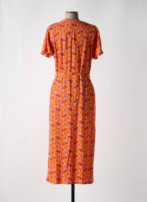 Robe longue orange PRINCESSE NOMADE pour femme