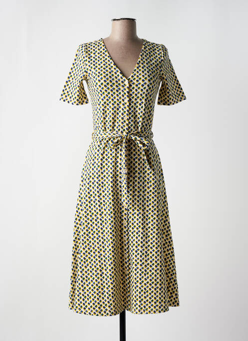 Robe mi-longue beige KING LOUIE pour femme