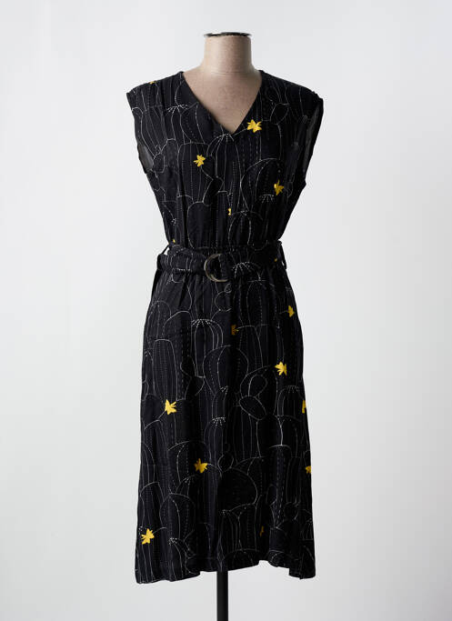 Robe mi-longue noir MADEMOISELLE YEYE pour femme