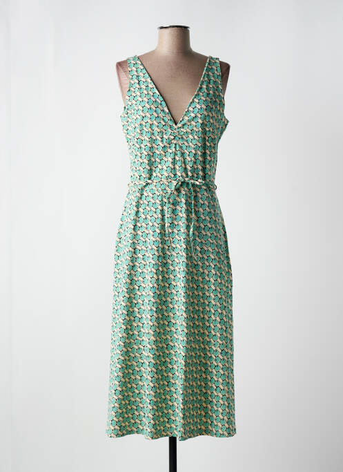 Robe mi-longue vert KING LOUIE pour femme