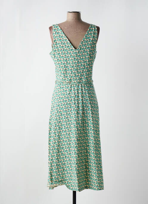 Robe mi-longue vert KING LOUIE pour femme