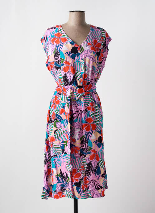 Robe mi-longue violet MADEMOISELLE YEYE femme