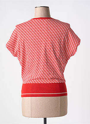 T-shirt imprimé fantaisie manches courtes rouge MADEMOISELLE YEYE femme