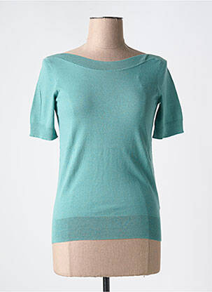 T-shirt stretch manches courtes vert KING LOUIE femme