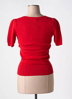 T-shirt col v manches courtes rouge KING LOUIE femme