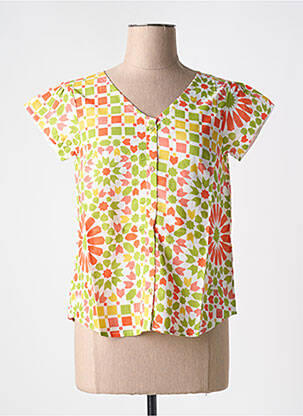 Chemisier vert AGATHE & LOUISE pour femme