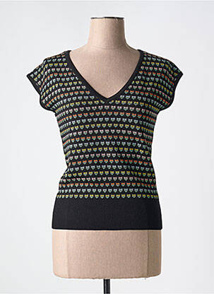 T-shirt noir KING LOUIE pour femme