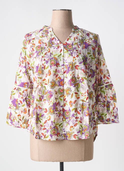 Chemisier violet AGATHE & LOUISE pour femme